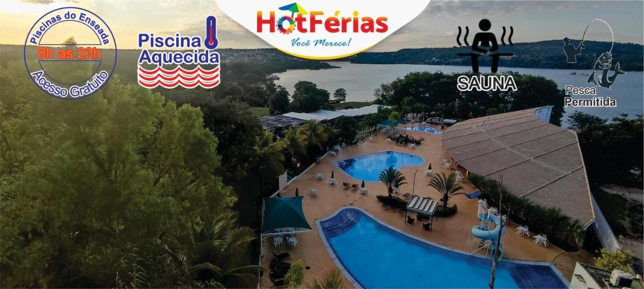 Hotferias - Flat No Enseada Caldas Novas, Acesso Ao Lago E Pesca Permitida, Prox Ao Nautico Praia Clube Εξωτερικό φωτογραφία